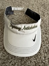 Nike Golf Visor Hat Adult One Size Fits All Adjustable White “fighting A... - £7.58 GBP