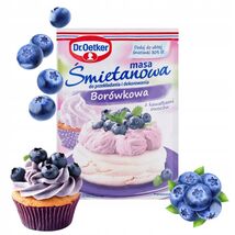 Dr. Oetker cake cream: BLUEBERRY flavor pastry filling 1 bag/56g FREE SHIP - $10.88