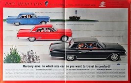 1962 Mercury Compact comet meteor Monterey-1962 Vintage Print Ad - $10.93