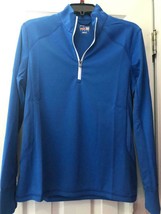 Nwt Ladies Puma Royal Blue Long Sleeve Mock Golf Shirt - Sizes L Xl Xxl Drycell - £29.08 GBP