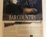 Browning Bar Country Rifle Vintage Print Ad Advertisement  pa16 - £8.57 GBP