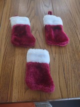 Set Of 3 Mini Christmas Stockings - £13.81 GBP