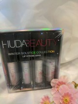 Huda Beauty Winter Solstice Collection Lip Strobe Minis BRAND NEW - $31.68