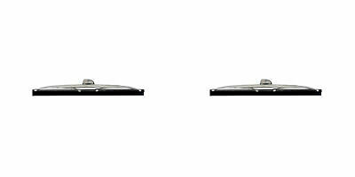 Classic GM Stainless Steel Wrist-Type Windshield Wiper Blade Pair – For 1947-1953 Ford Chevy GMC Pickup Trucks – 11 Inch