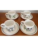 Vintage Portmeirion Botanic Garden Cups and Saucers - Set of 4 - Coffee ... - $61.54 CAD