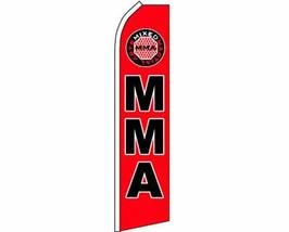 MMA Mixed Martial Arts Red/Black Swooper Super Feather Advertising Flag - £19.84 GBP