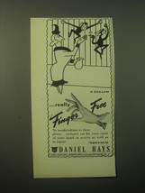 1948 Daniel Hays Gloves Ad - art by Otto Soglow - Monkeys - £14.52 GBP