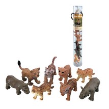 Wild Animals With Augmented Reality Set 1 Large Fun Tube New In Stock - $44.99
