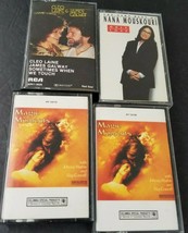 Johnny Mathis Ray Conniff Singers Cleo Laine James Galway Nana Mouskouri 4 Tapes - £18.93 GBP