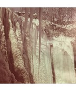 Frozen Waterfall Landscape Icicles Glass Plate Photo Slide Magic Lantern... - £11.05 GBP