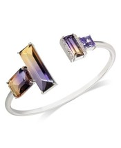 Kate Spade New York Womens Crystal Flex Cuff Bracelet Lilac Multi Size One Size - £43.63 GBP