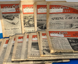 OLD CARS WEEKLY NEWS &amp; MARKETPLACE NEWSPAPERS 1980, Lot of 12, T-Bird, E... - $35.96