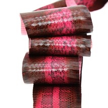 Genuine Snake Leather Hide Belly Snakeskin Craft Supply Glossy Two-tone ... - $294.14 MXN+