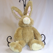 Build A Bear Workshop Bunny Rabbit Plush Stuffed Animal Toy Brown White Pink BAB - £10.45 GBP