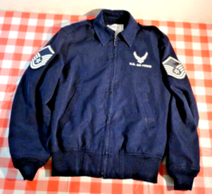 Mens Usaf Air Force Lightweight Blue Jacket Coat Current 2025 Issue 42S 42 Short - $39.14