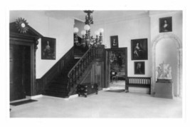 Postcard Of The Hall In The House In The Wood Black And White - £9.75 GBP