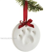 Pawprints Paw Impression Christmas Ornament Kit for Dog Cat Pet Memento Gift - £12.99 GBP
