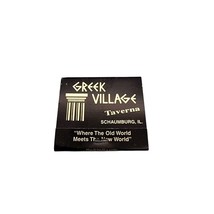 Greek Village Taverna Restaurant Schaumburg Illinois 30 Strike Matchbook Cover - $11.50