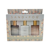 Sand + Fog Eau De Parfum Oil Set Jasmine , Vanilla , Violet 15ml Rollerballs - £38.13 GBP