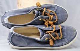 Sperry Women&#39;s Navy Crest Vibe Sneaker Size 6.5 (STS90550) Leather Shoelaces - £4.53 GBP