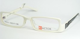 K-ACTOR Mod. K2211 C9 WHITE /BLACK EYEGLASSES GLASSES FRAME 53-17-136mm ... - €48,72 EUR