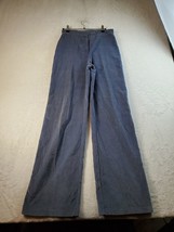 Tomboy Bootcut Pants Womens Size 11 Blue Cotton Flat Front Elastic Waist... - $22.08