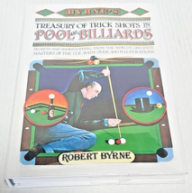 Byrne&#39;s Treasury of Trick Shots in Pool and Billiards by Robert Byrne, HCDJ VG - £31.96 GBP