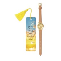 AVON &quot;Jeremiah 29:11 Watch and Bookmark Gift Set&quot; (Quartz movement, Stra... - £14.78 GBP