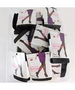 Wholesale Bulk Lot 30 Hanes Fashion Black Textured Tights Fishnet L/XL NEW - €76,71 EUR