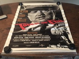 TOUCH OF EVIL REMASTERED MOVIE POSTER FOLDED w/ 50th ANNIVERSARY DVD NEW... - $32.48