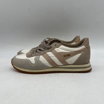 Gola Dayton Chute CLB337 Womens White Brown Lace Up Athletic Sneaker Size 8 - £35.22 GBP