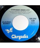 Claudia Barry 45 RPM Record- Everybody Needs Love / You Make Me Feel The... - €4,94 EUR