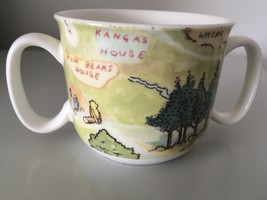 CLASSIC POOH MUG - HUNDRED ACRE WOOD MAP (DOUBLE-HANDLED) - £14.47 GBP