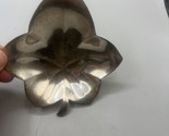 Tiffany and Co Sterling Silver Nut Dish ~  Maple Leaf Shape with Stem Rare - £174.09 GBP