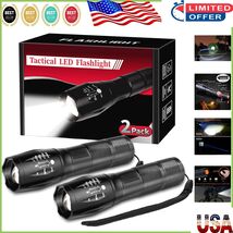2 Pack Tactical Flashlights - 3000 Lumen Waterproof LED Torch with 5 Modes - $258.29 MXN
