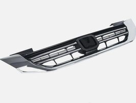 Plastic Front Bumper Upper Grille For Honda Accord Sedan 2013-2015 Chrom... - $32.93 CAD
