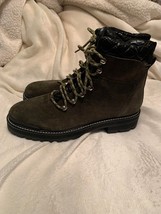 NWOT Marc Fisher Green Suede Hikers Size 11 - £46.55 GBP