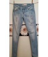 RSQ Brand Blue Jeans ~ Junior Women&#39;s Size 1 ~ Light Wash ~ Distressed ~... - $49.11 CAD
