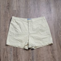 Natural Reflections Denim Shorts ~ Sz 18 ~ Yellow ~ High Rise ~ 4.5&quot; Inseam - £13.39 GBP