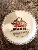 Cherry Pie Plate Baking Dish with Recipe Signed Dee Local Business on Back - $327.55 MXN