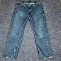 Levi&#39;s 559 Jeans Mens 40x32 (38x29) Blue Relaxed Fit Mid Rise Distressed... - $16.19