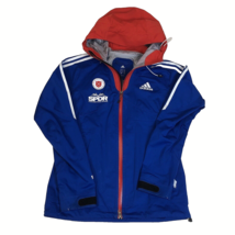 USA Biathalon Womens Adidas Gore-Tex Hooded Waterproof Jacket Size Small SPDR - £77.86 GBP