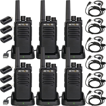 Heavy Duty Walkie Talkies for Adults, Compact 2 Way Radio Long Range Rechargeab - £178.79 GBP+