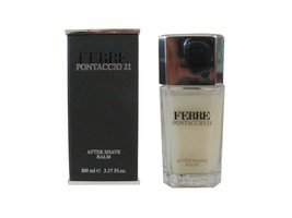 FERRE PONTACCIO 21 for Men 3.37 Oz After Shave Balm By Gianfranco Ferre ... - £39.30 GBP