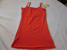 Derek Heart Women&#39;s Ladies Sleeveless Tank Top Shirt S small Stretch coral NWT - £19.93 GBP