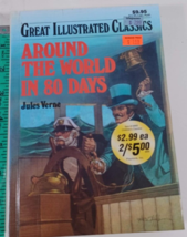 around the world in 80 days by jules verne  great illustrated classics 1989 HB - £6.29 GBP