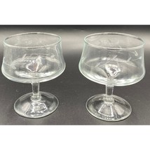 2 VINTAGE Princess House Champagne Glasses HERITAGE #816 Shrimp Cocktail Crystal - $15.04