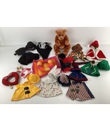 Teddy Bear Dress Up Holiday 13&quot; Plush Lot Ty Clothing 12 Outfits Holiday... - $63.07