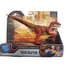 Jurassic World Camp Cretaceous Savage Strike Velociraptor RED Netflix Ages 4+ - £6.56 GBP