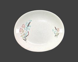 Grindley oval platter made in England. Teal leaves, pink florals, pussy willows. - £84.88 GBP